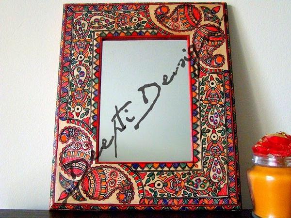 Hand Painted Mirror
