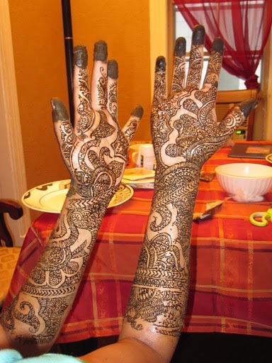 Bridal henna