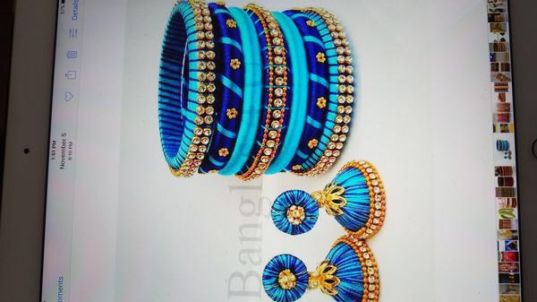 silk thread jewellery