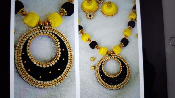 silk thread jewellery