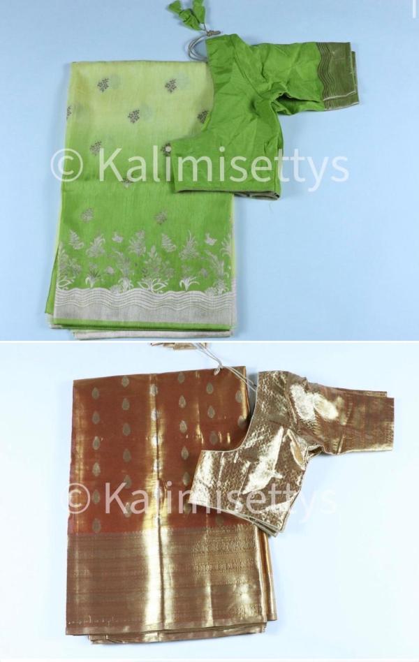 latest banarasi tissue silks