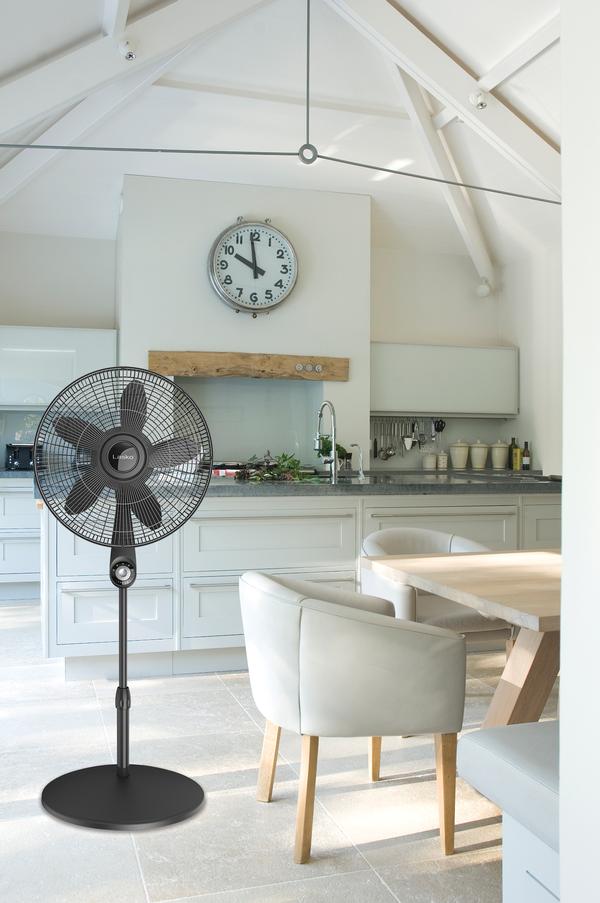 Lasko 18 Stand 5-Speed Fan, Model #S18602, Black
